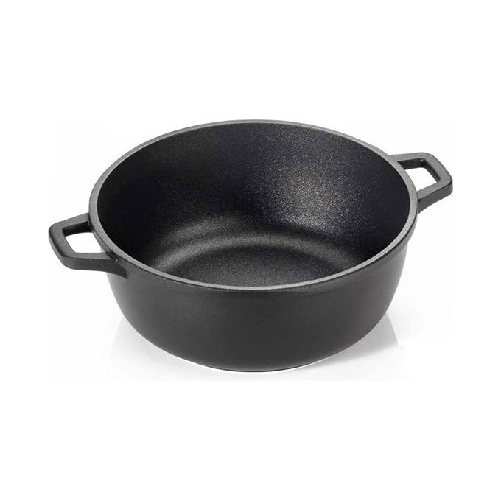 Casseruola con 2 manici cm.18 Linea Nera