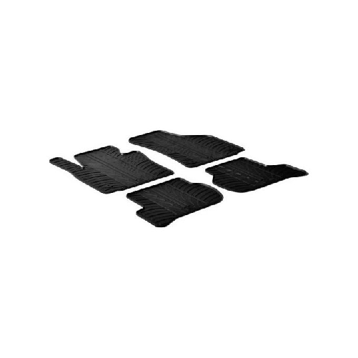 Set tappeti su misura in gomma - compatibile per Seat Leon (09/05>12/12)