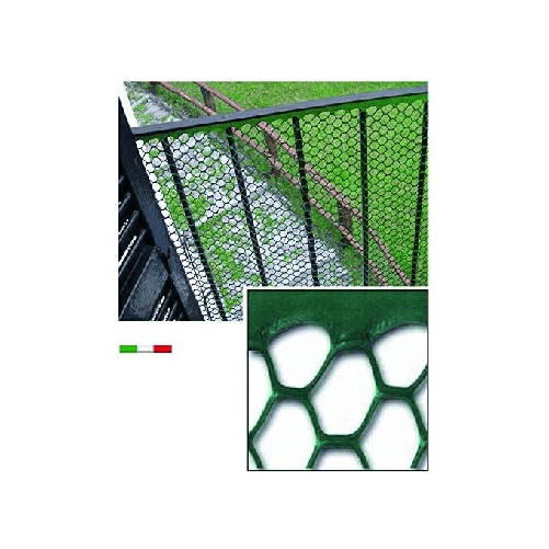 Blinky Rete Plastica Esagonale 20X19 Verde Metri 50 H.Cm. 120