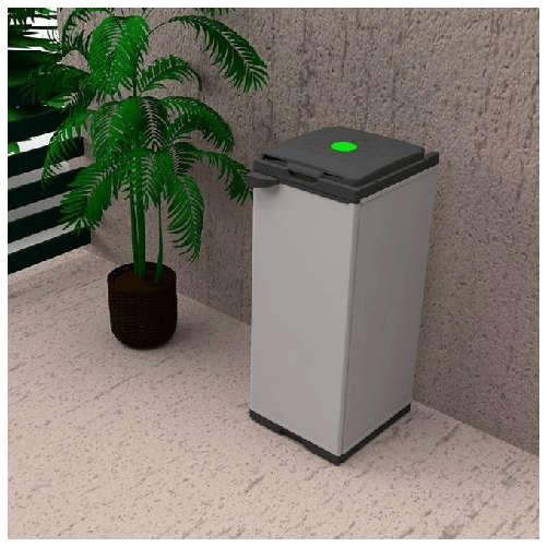 Pidema:Mobile portasacco mono per raccolta dei rifiuti. Mobiletto pattumiera in resina utile in giardino e cucina per la spazzatura a prezzi bassi