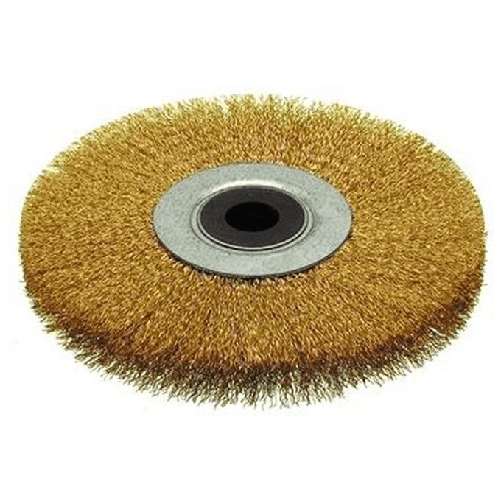Vigor Spazzole Circolari Fili Ondulati Foro Mm.13-32 Mm. 200X25