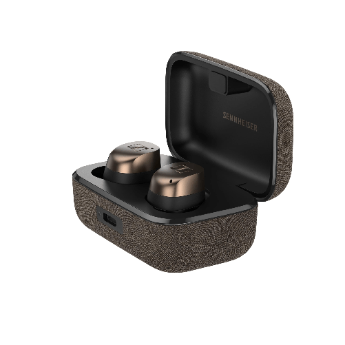 Sennheiser MOMENTUM True Wireless 4 Smart Earbuds con Bluetooth 5.4 Adaptive ANC Nero-Rame