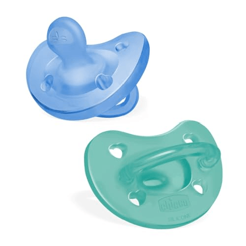 Chicco Gommotto Physioforma 2 Pezzi Bimbo Soft 6-16m Verde e Azzurro