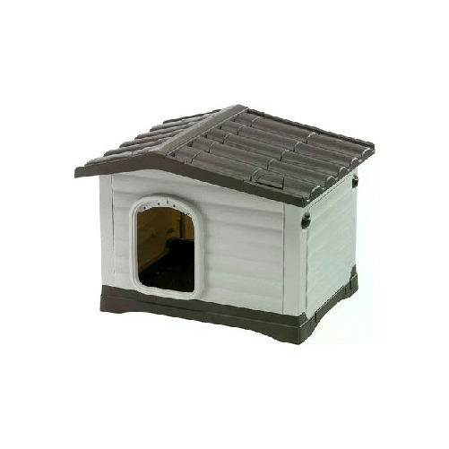 Ferplast Cuccia da Esterno Dog Villa 60 Bianco e Nero
