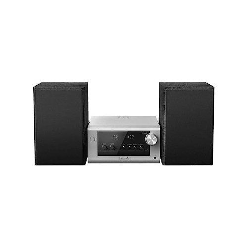Panasonic SC-PM704EG-S Sistema micro HiFi con 80 W CD Bluetooth DAB argento