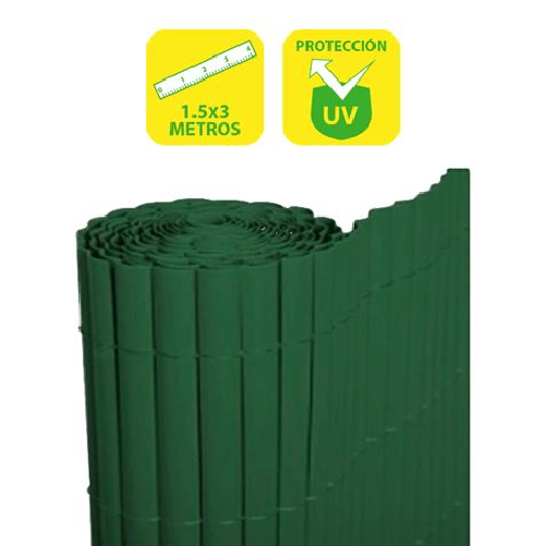 Ostacolo in plastica a doppia faccia SunGarden 1,5x3 m - Colore verde