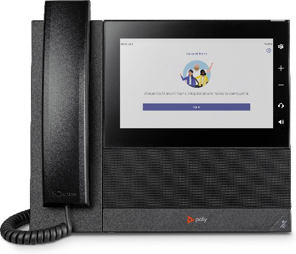 POLY Telefono multimediale aziendale CCX 600 per Microsoft Teams e abilitato per PoE