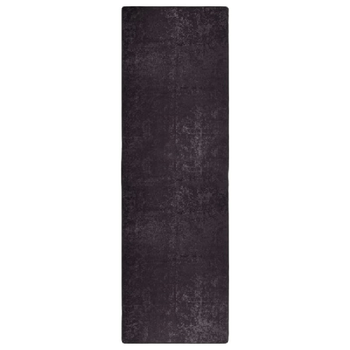 vidaXL Tappeto Lavabile 80x300 cm Antracite Antiscivolo