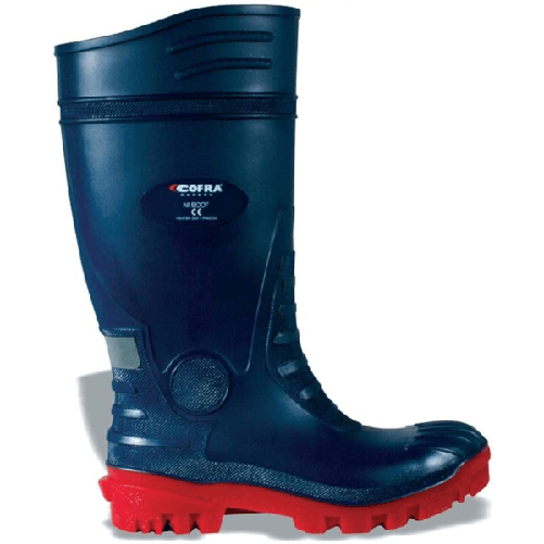 Trade Shop Traesio-stivale Blu S5 Typhoon Cofra Da Lavoro Antinfortunistica Gambale: Pvc Ergo Cofra - 46 Trade Shop Traesio-stivale Blu S5 Typhoon