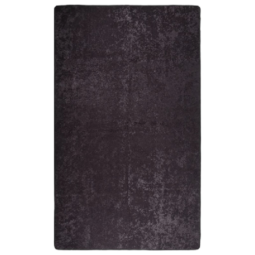 Tappeto Lavabile 120x180 cm Antracite Antiscivolo