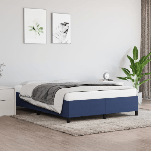 vidaXL Giroletto Grigio Blu 140x200 cm in Tessuto