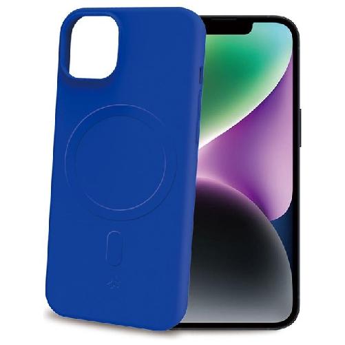 Celly Cromo Magnetic Cover per iPhone 15 Blu