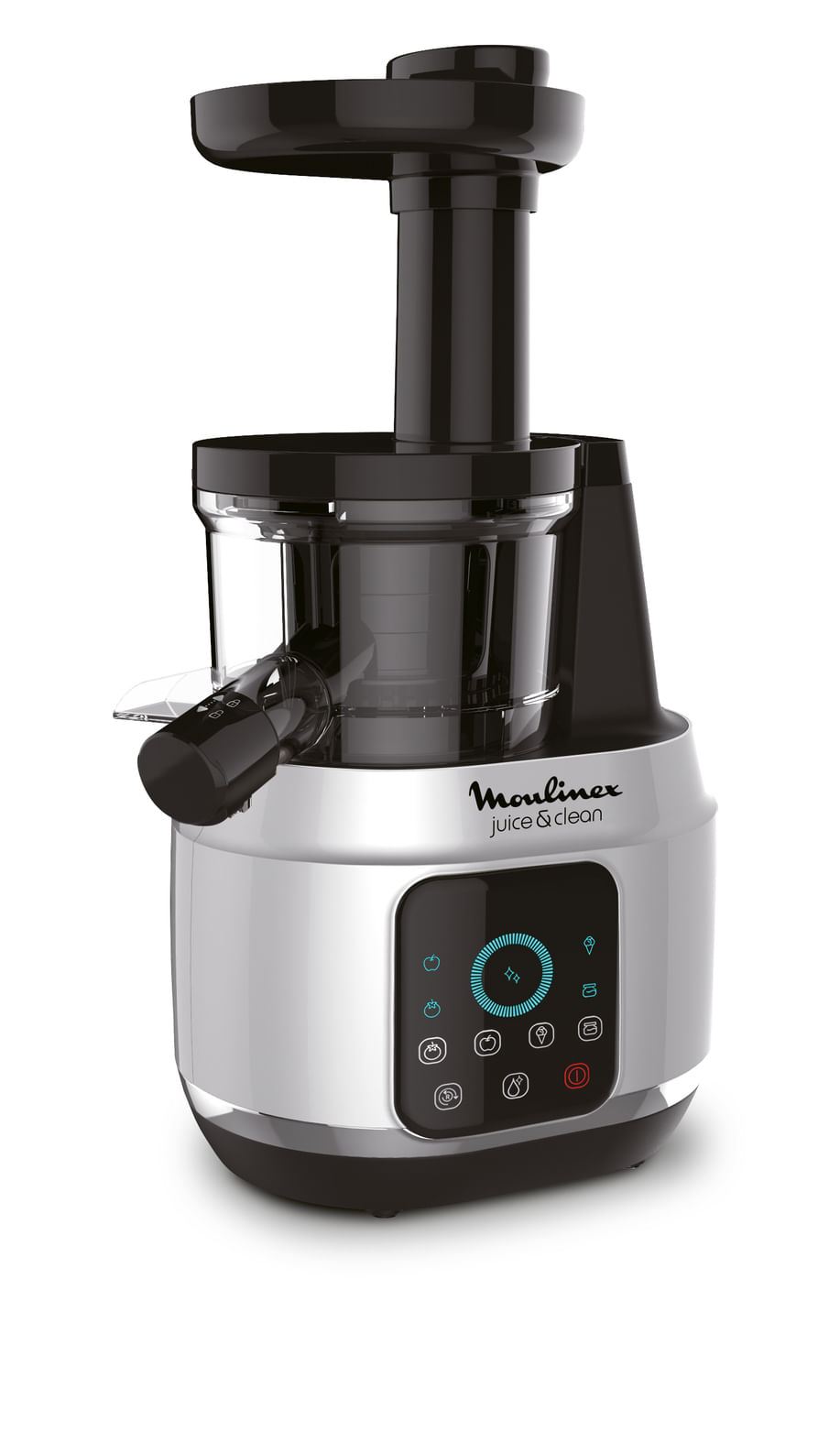 Moulinex ZU420E Juice e Clean Estrattore di Succo a Freddo con Teconlogia Easy Clean per Una Pulizia Facile Touch Moulinex ZU420E Estrattore Juice & C