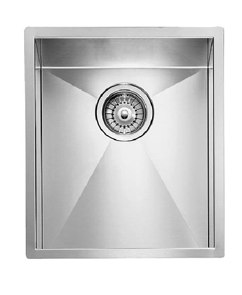 CM filoquadra 39 x 45 x 5 Lavello ad incasso Rettangolare Acciaio inossidabile