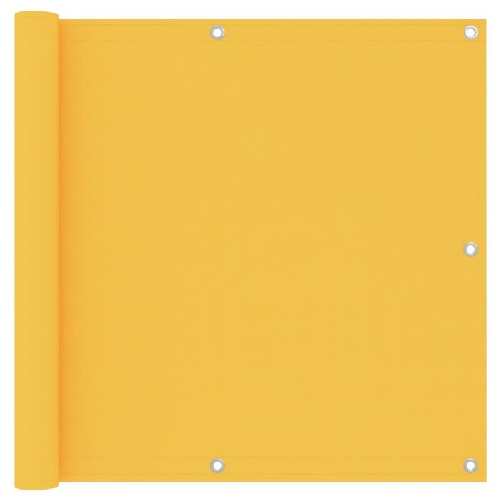 Paravento Balcone Giallo 90x600 cm Tessuto Oxford