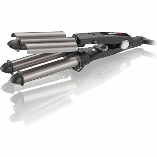 Babyliss ferro arricciacapelli pro tourmaline pulse potenza 125 watt (bab2269tte) - 158008 BaByliss TRIPPLE WAVER Ferro per ricci Caldo Nero 125 W 2,7