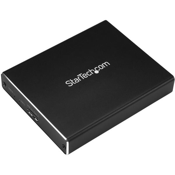StarTech.com Box Esterno USB 3.1 10Gbit/s a 2 Slot - Enclosure M.2 NGFF SSD SATA - RAID (DUAL DRIVE M.2 SATA ENCLOSURE - StarTech.com Box Esterno USB