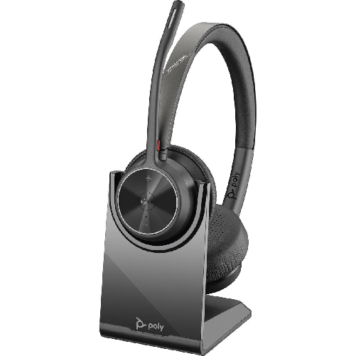 Poly ORIGINALE HP Poly Accessori per computer nero 77Z00AA Voyager 4320-M Cuffie Poly VOYAGER 4320 POLY Cuffie VOYAGER 4320-M certificate per Microsof