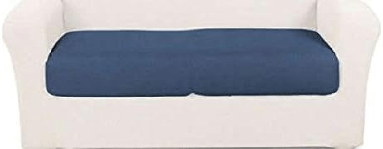 COPRICUSCINO COPRISEDUTA ELASTICIZZATO DIVANO 3 POSTI LINEA JOLIE ESTENSIBILE DA 160 A 210CM COLORE BLU