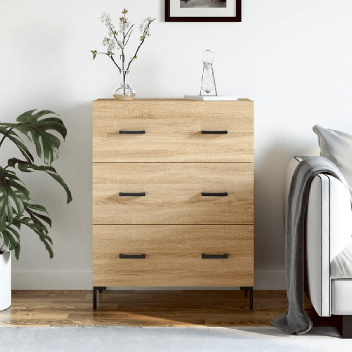 vidaXL Credenza Rovere Sonoma 69,5x34x90 cm in Legno ingegnerizzato