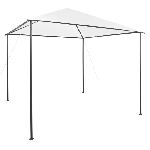 vidaXL Gazebo da Giardino 3x3x2,9 m Bianco 180 g/m²