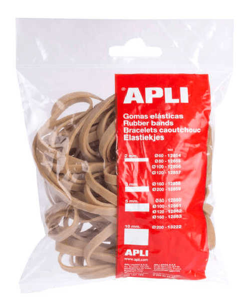 Appli Elastic Rubs in gomma naturale - Ã Ë 160 x 5 mm - Grande elasticitÃ Â e resistenza - Contenuto 100 g