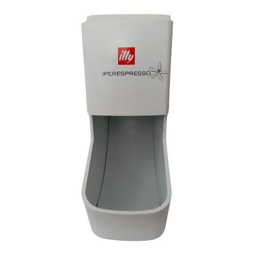 Portacapsule illy iperespresso in plastica bianca