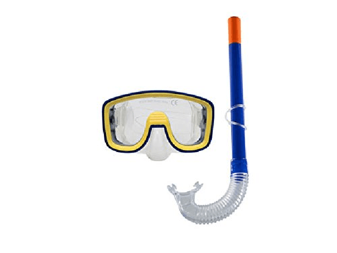 Colmar Toys SCU025, Maschera e Boccaglio Unisex – Adulto, Multicolore, Taglia Unica