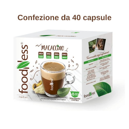 Foodness macaccino compatibile nescafe' dolce gusto 40 capsule