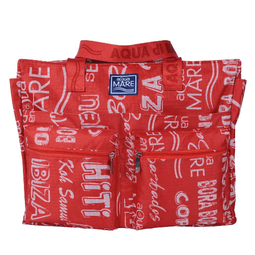 Aqua Di Mare 22755, Borsa Mare Donna, Rosso, Taglia Unica