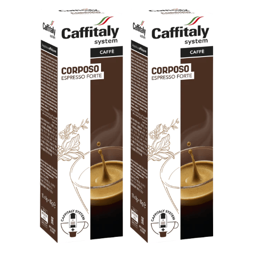 Caffitaly system corposo espresso forte e caffe box da 20 capsule