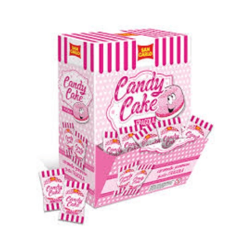San carlo candy cake caramelle gusto fragola in espositore