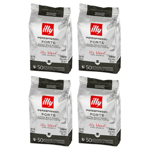 caffe' illy iperespresso 200 capsule per uso professionale miscela forte