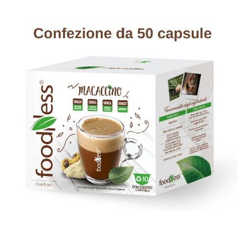 Foodness macaccino compatibile nescafe' dolce gusto 50 capsule