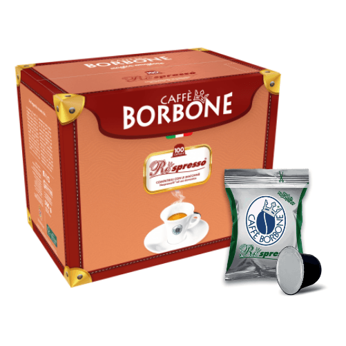 Borbone respresso 100 capsule compatibile nespresso *** miscela miscela decaffeinato, confezione 1