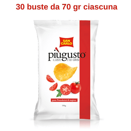 San carlo piu' gusto pomodorini di stagione 30 buste da 70 gr