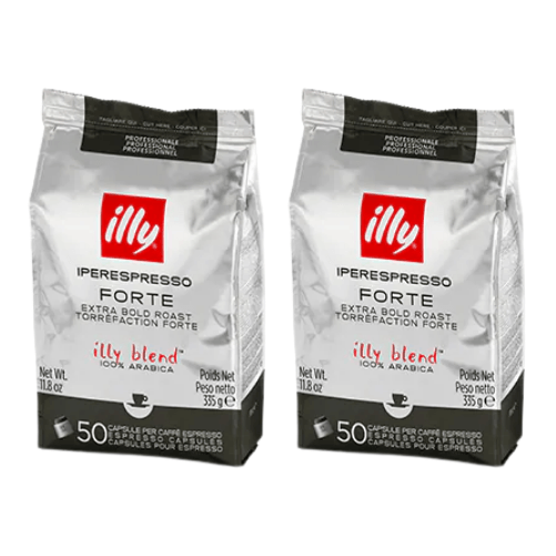 caffe' illy iperespresso 100 capsule per uso professionale miscela forte