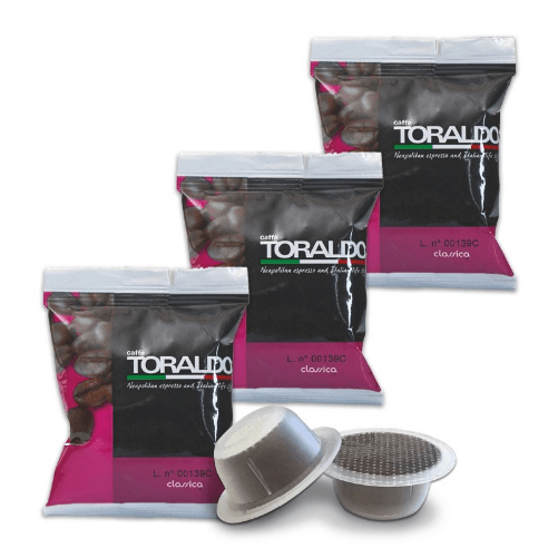 Caffe' toraldo 100 capsule compatibili bialetti miscela classica