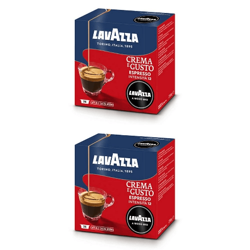 caffe' lavazza a modo mio crema e gusto 72 capsule