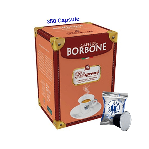 Borbone respresso miscela blu 350 capsule compatibile nespresso
