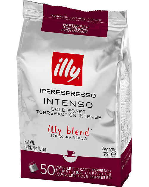 Caffe' illy iperespresso tostato intenso 150 capsule per uso professionale