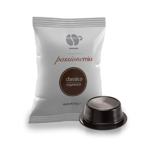 LOLLO CAFFÈ - PASSIONEMIO CLASSICO - Box 100 CAPSULE COMPATIBILI A MODO MIO da 7.5g