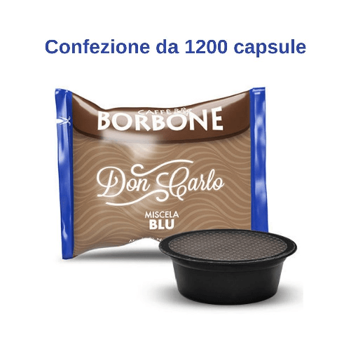 Borbone don carlo miscela blu compatibile lavazza a modio mio 1200 capsule