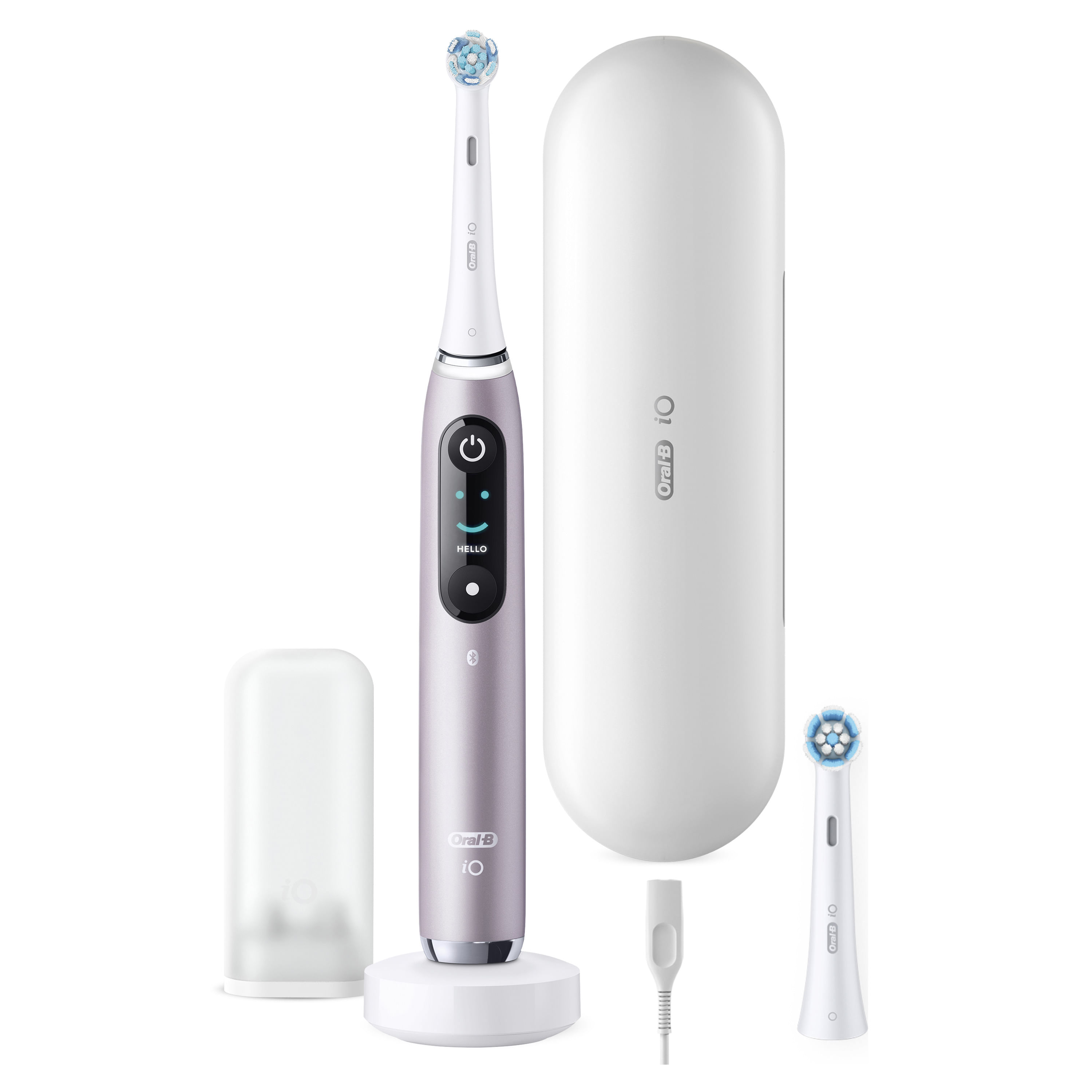 Braun Oral-B iO Series 9n Adulto Spazzolino rotante-oscillante Rosa