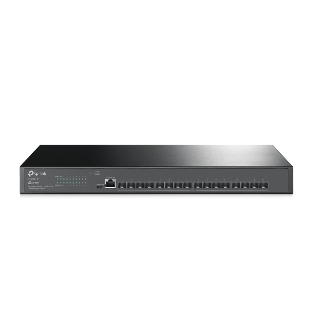 TP-Link JetStream TL-SX3016F switch di rete Gestito L2+/L3 Nero TP-Link Omada SX3016F switch di rete Gestito L2+/L3 Nero