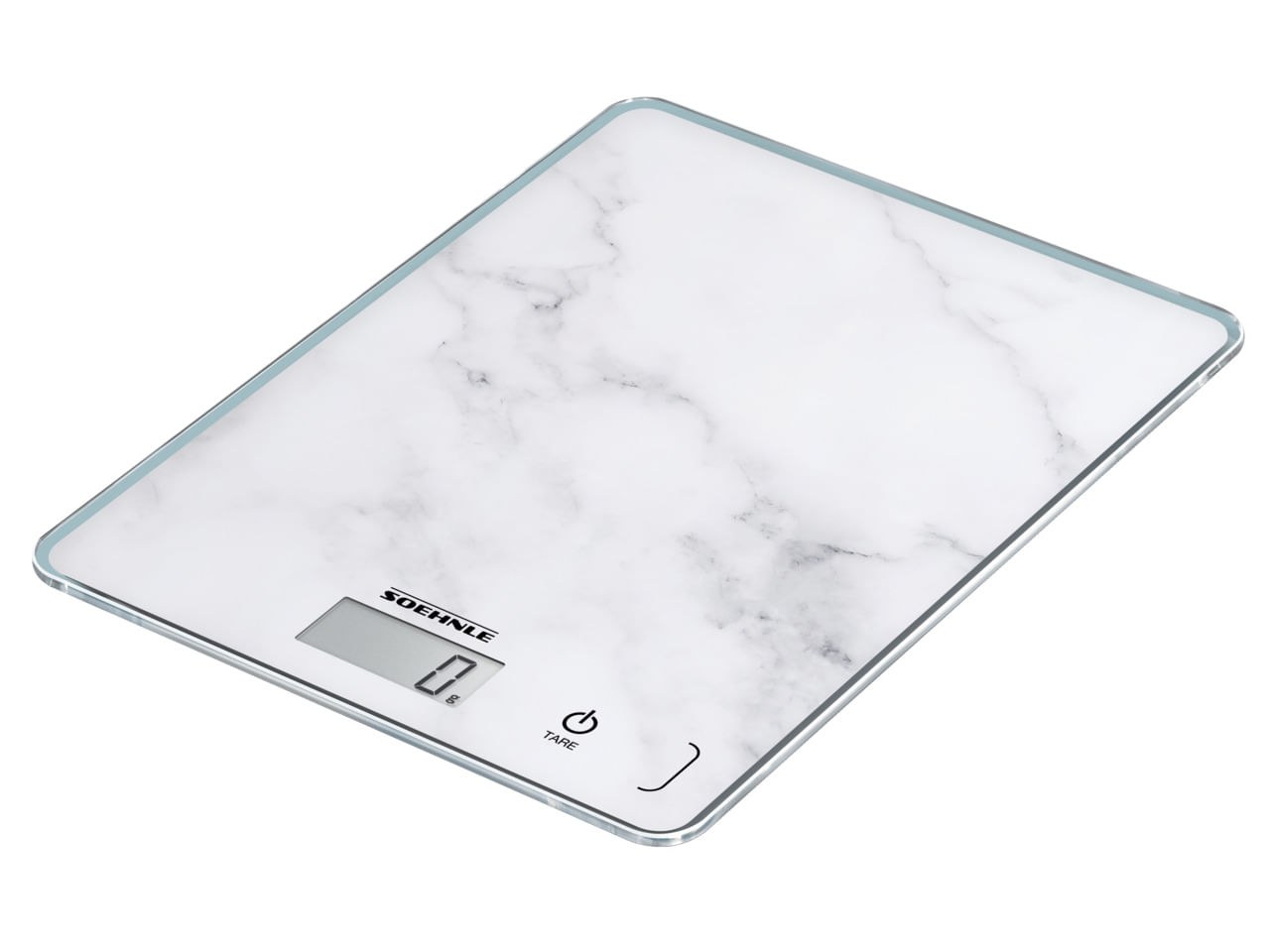 Soehnle Page Compact 300 Color marmo Superficie piana Rettangolo Bilancia da cucina elettronica