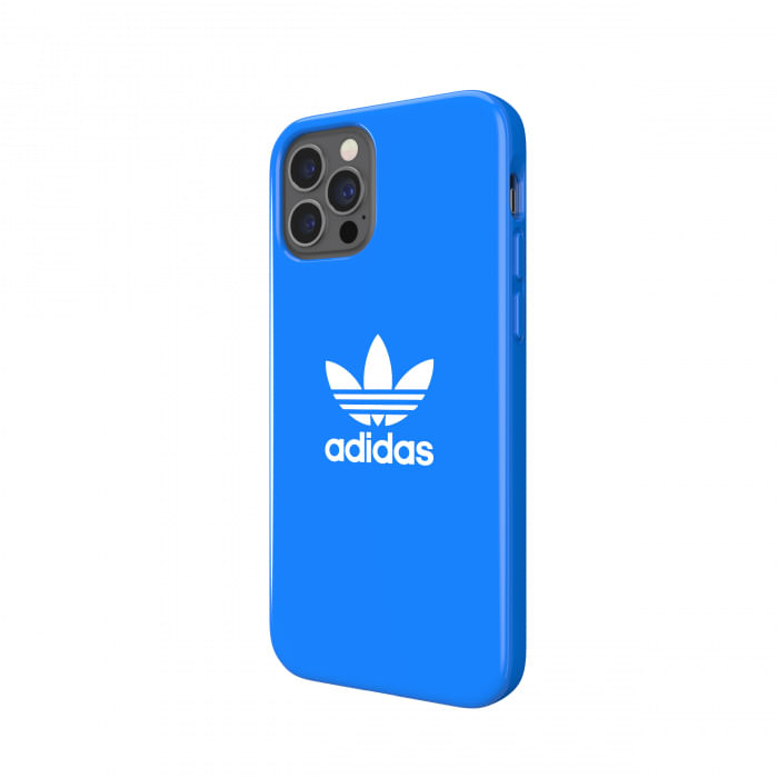 Adidas 42291 custodia per cellulare 17 cm (6.7") Cover Blu, Bianco Adidas Snap Case per iPhone 12 Pro Max Blu