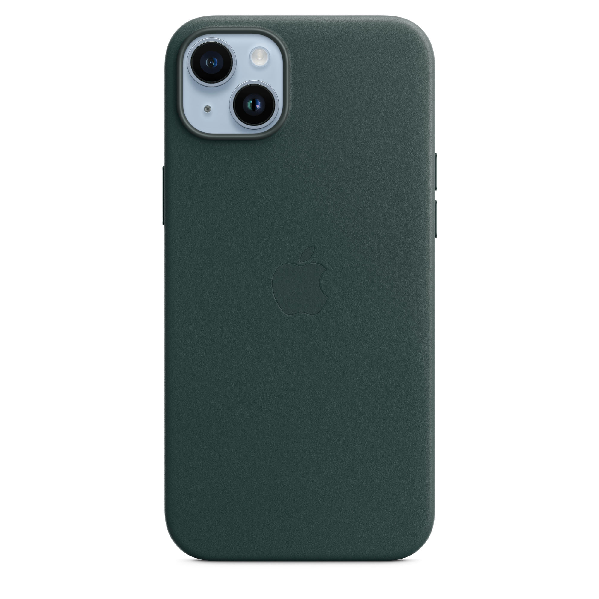 APPLE - COQUE DE PROTECTION POUR TÉLÉPHONE PORTABLE - AVEC MAGSAFE - CUIR - VERT FORT - POUR IPHONE 14 PLUS Apple Custodia iPhone 14 Plus in Pelle - V