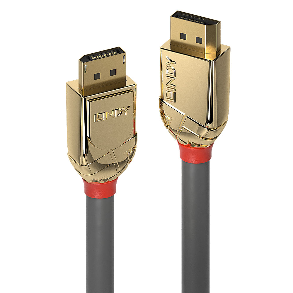 Lindy Cavo Displayport 1.4 Gold Line 3mt Lindy 36293 cavo DisplayPort 3 m Oro