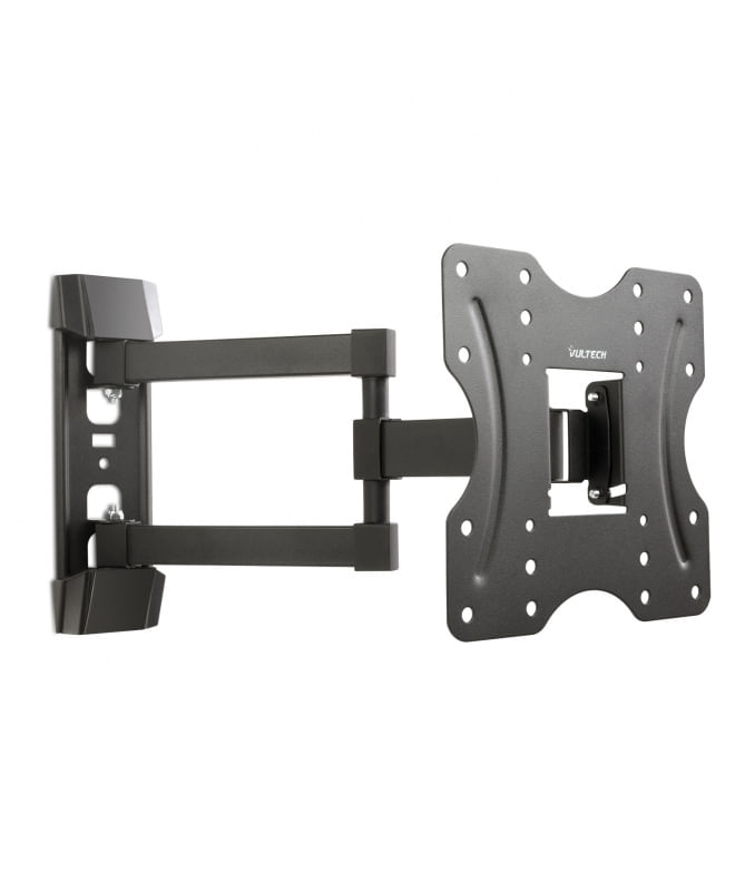 Vultech BTV-D2342LITE Supporto TV a parete 106,7 cm (42') Nero Vultech Braccio Staffa - Da 23" A 42" Con Snodo